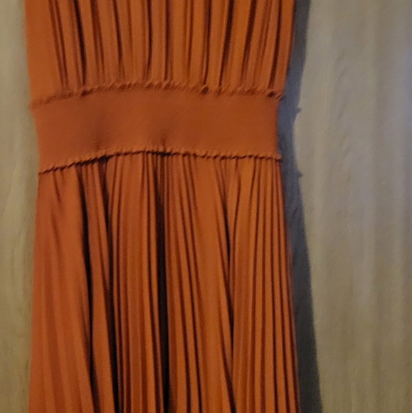 Orange Sleeveless Dress Great for the Fall - Picture 3 of 3